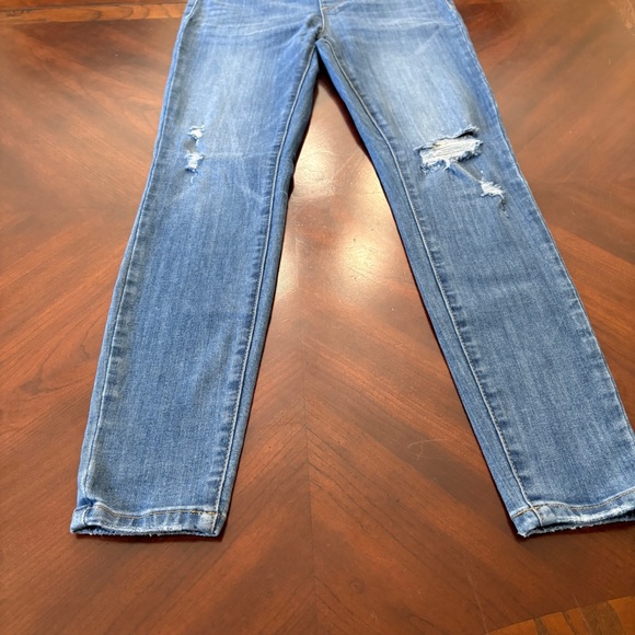 Judy Blue Jeggings 5 / 27 Pull On Skinny Jeans Destroyed Distressed - Picture 7 of 13